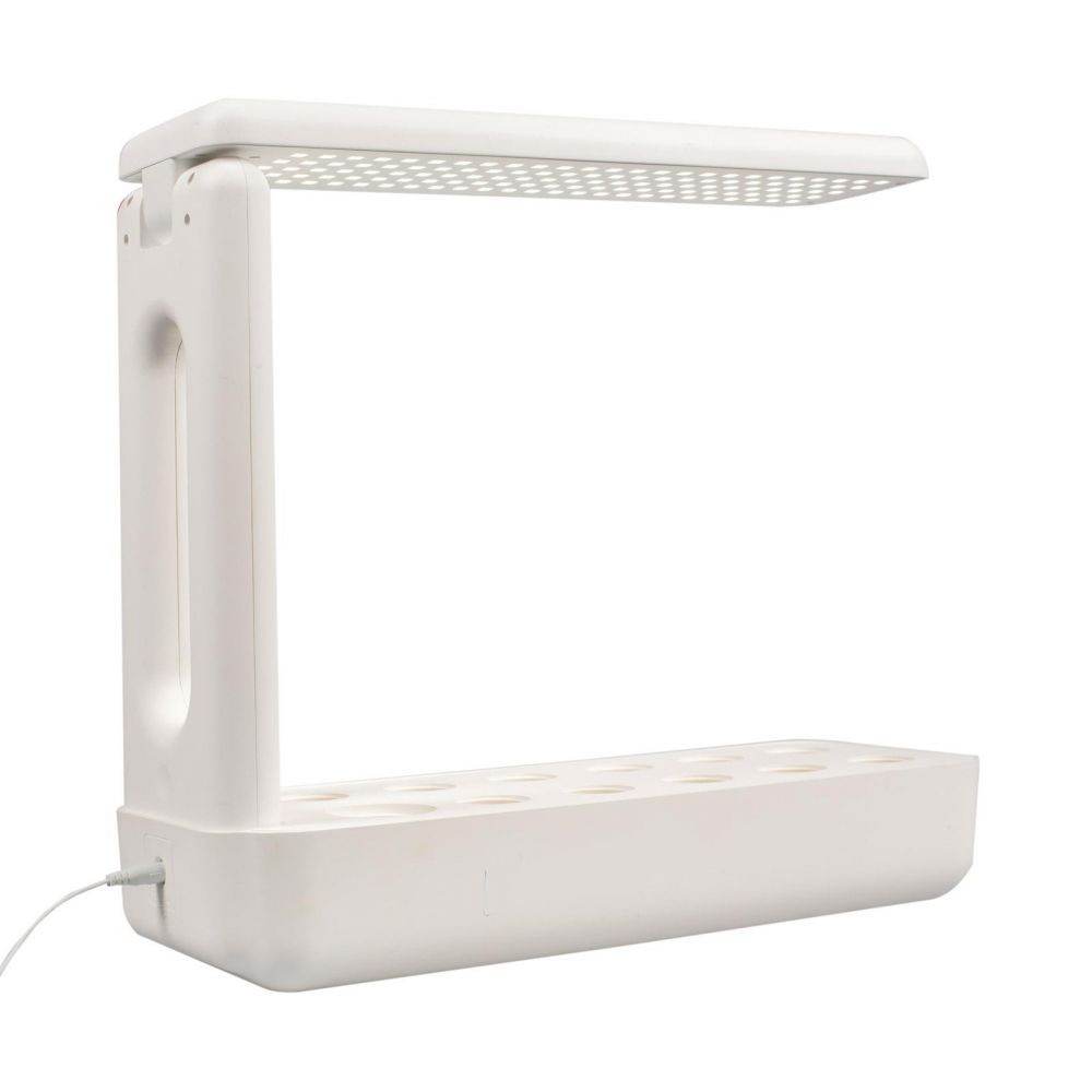 Kitchen-Box, White VegeBox Smart LED Hydroponics Growing System Indoor LED Lighting Herb Garden Germination Kits
